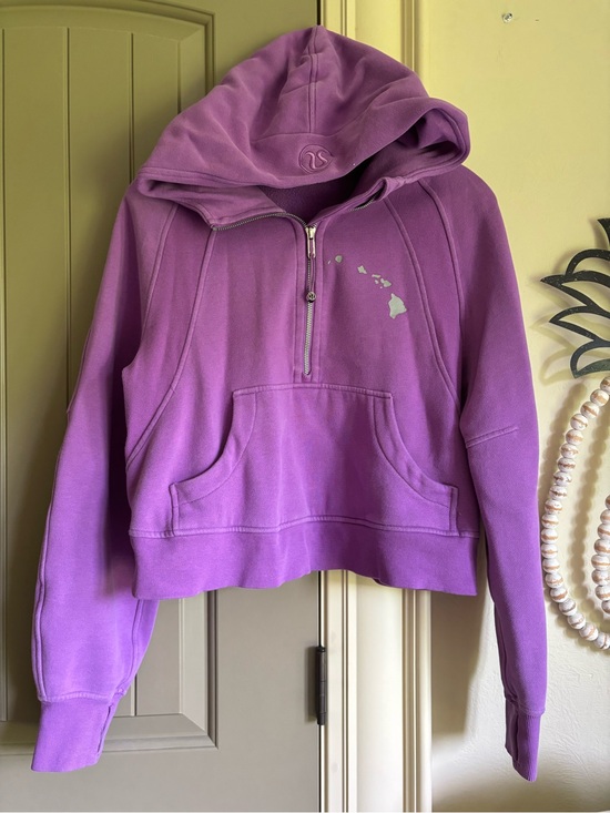 lululemon athletica Tops - RARE Hawaii limited edition lululemon Half-Zip Hooded Sweatshirt scuba, clothes